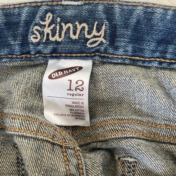 Old navy blue jeans. Made in Bangladesh - Picture 2 of 3